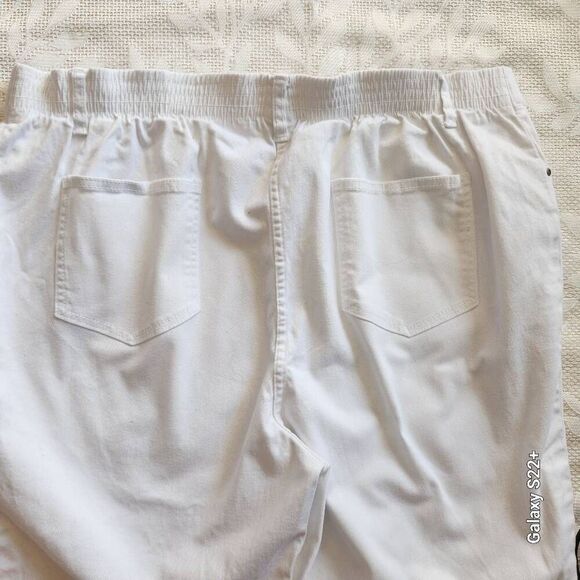 w23 Blair frayed hem cropped denim pants - Picture 4 of 7